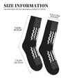 thumbnail image 3 of Athletic Socks 911 Dispatcher Thin Gold Line Flag Sport Running Calf Socks Crew Socks for Men Women, 3 of 7