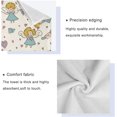 thumbnail image 3 of Coolnut 3 PCS Towel Angels Pattern Cotton Bath Towel Set (1 Bath Towel, 1 Hand Towel, 1 Washcloth) for Bathroom, Super Soft and Quick Dry Towels, 3 of 6