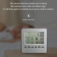 thumbnail image 4 of Wireless Digital Hygrometer Indoor Outdoor Thermometer Room Thermometer and Humidity Gauge Weather Forecast Alarm Date Comfortable Level Display, 4 of 7