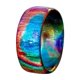thumbnail image 1 of Un despliegue de colores de ensueño en la punta de tus dedos Los exquisitos anillos acrílicos personalizados con degradado de arco iris Una mezcla de naturaleza y moda, 1 of 8