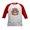 Red/White, variant on CafePress - Trick Or Treat Time Halloween Design Kids Baseball T Shirt - Kids Cotton Baseball Jersey, 3/4 Sleeve Shirt