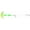 Chartreuse Sparkle, variant on Mack's Lure 60058 Cha - Crawler Rig Black Hooks Chartreuse Sparkle