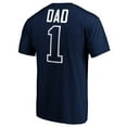 thumbnail image 3 of Men's Navy Tampa Bay Rays Father's Day #1 Dad T-Shirt, 3 of 3