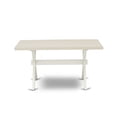 thumbnail image 3 of East West Furniture Dining Chair Distressed Jacobean & Cement, XB797, 3 of 4