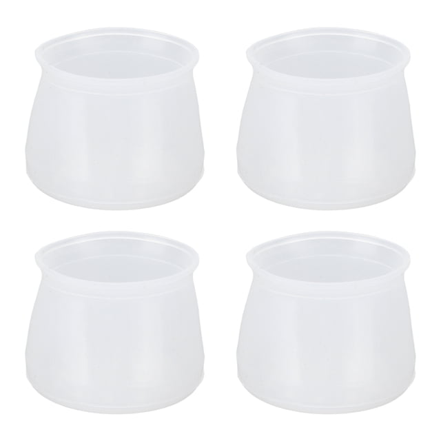 Protectores de silicona para patas de taburetes, 4 piezas de silicona suave para sillas Protectores de suelo para patas de sillas de silicona Fundas de silicona para patas de sillas diseñadas para el futuro