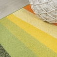 thumbnail image 5 of JONATHAN Y DAZZLE 2 x 8 Runner Rug, Prism Geometric Striped - Orange/Green/Blue, DZC101A-28, 5 of 8