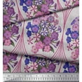thumbnail image 3 of Soimoi Cotton Duck Fabric Geometric & Flower Artistic Print Fabric by Yard 56 Inch Wide, 3 of 3