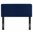 thumbnail image 3 of Modway Milenna Channel Tufted Performance Velvet Full/Queen Headboard in Navy, 3 of 7
