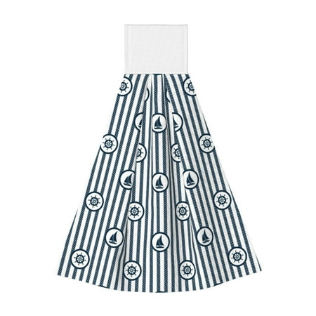 

Lukts Nautical1 for Coral Fleece Velcro Towel Suitable for Bathroom Kitchen Hanging Absorbent Towel Household Items