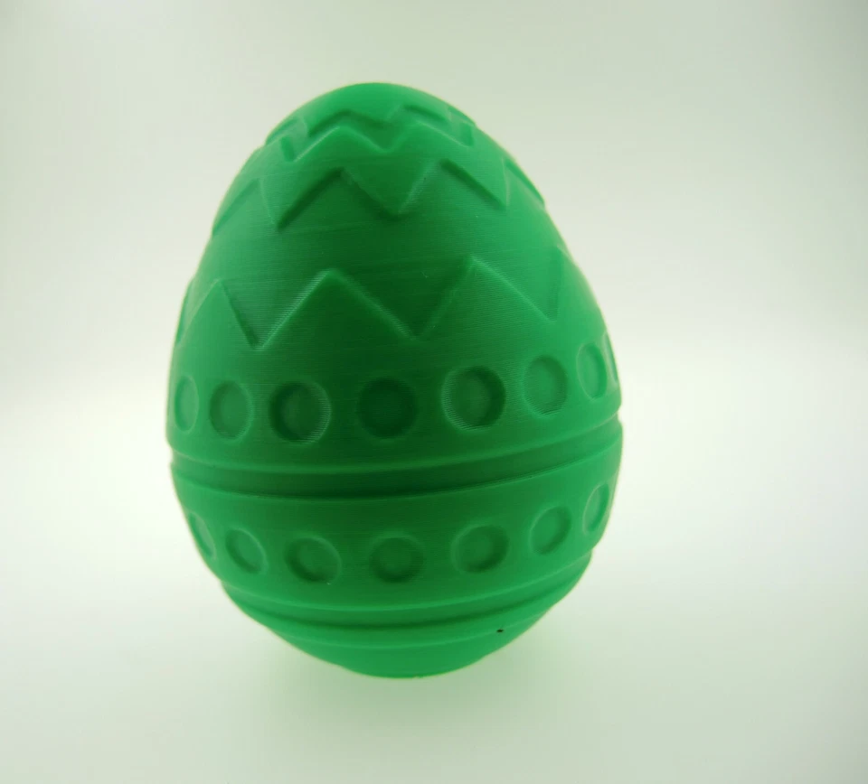CRESTIN- Easter Egg 3D Printed Green