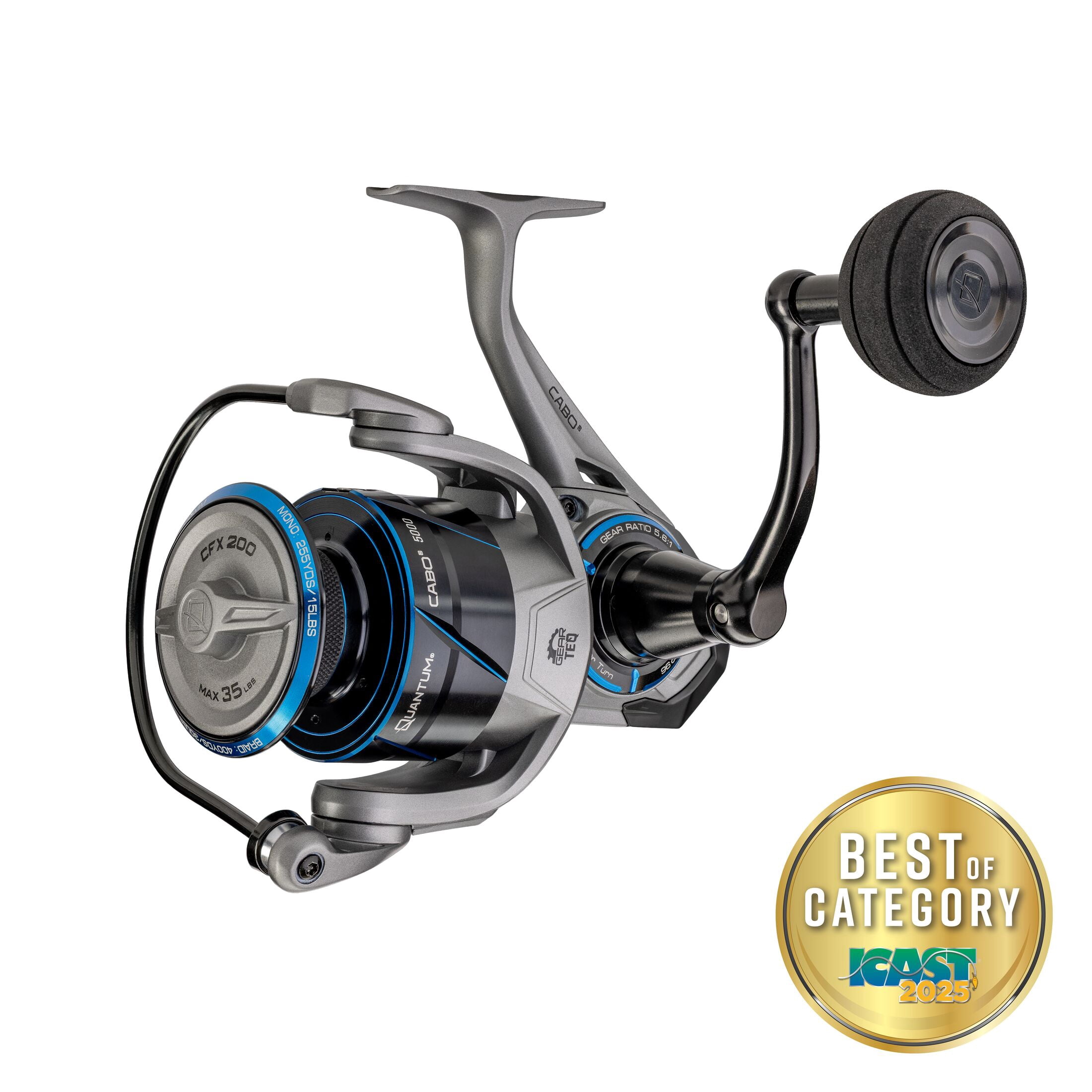 bike seat fishing reel Revolution Abu Garcia Jordan Lee Primary Target Species__Tarpon Attaches to your bows Color:Holographic silver minnow