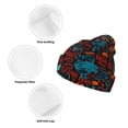 thumbnail image 3 of Hirioo Doodle Barbeque for Men's Knit Cuffed Beanie for Outdoor Activities Unisex, 3 of 6