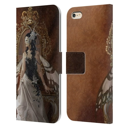 Head Case Designs Officially Licensed Nene Thomas Gothic Promises Wedding Dress Fairy Leather Book Wallet Case Cover Compatible with Apple iPhone 6 Plus / iPhone 6s Plus