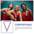 thumbnail image 4 of GOOHOCHY 20pcs Medalla de la fiesta deportiva Ribas Reunión de deportes Premio Competencia de cintas Lanyards, 4 of 7
