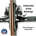 thumbnail image 2 of Koova Ski Rack For Garage Wall Storage | Indoor Ski Storage Racks | Ski Rack Garage Storage for Shed Organization | Pole Ski Holder & Winter Sports Organizer For Garage | Ski Hooks for Wall | USA Made, 2 of 3
