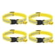 thumbnail image 1 of 4X Collar para Mascotas Reflectante Ajustable Hebilla de Liberación de Seguridad con Campana para Perro (Amarillo), 1 of 4