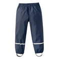 thumbnail image 4 of HBYJLZYG Rain Pants Kids, Thin Waterproof Full Length Pants Reusable Toddler Lightweight Single Layer Overpants Rainwear 7-9 Years, 4 of 6