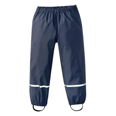

Odeerbi Clearance Baby Pants Children’s Kids Rain Dungarees Mud Trousers Waterproof Breathable Girls Boys
