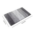 thumbnail image 4 of Non-slip Backing Mat Bathroom Entrance Tub Water Absorbent Rug Gradient Comfortable Floor Carpet Living Room Foot Pad, 4 of 4