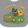 thumbnail image 4 of Inktastic Grandma Camp With Camping Animals Boys or Girls Baby Bib, 4 of 4