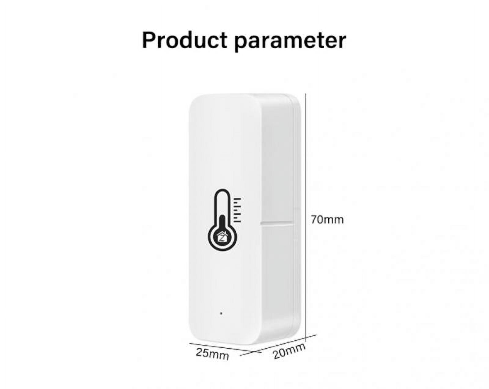 Tuya Smart Wifi Temperature And Humidity Sensor Indoor Hygrometer Controller Monitoring Works ,Easy to Install