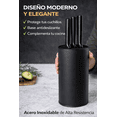 thumbnail image 2 of Base para Cuchillos Match & Enjoy Porta Cuchillos de cocina redonda color Negro, 2 of 8