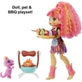 thumbnail image 4 of Cave Club Blazin' BBQ Adventure Toy Playset with Emberly Doll & Dinsosaur Pet Figure, 4 of 7