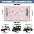 thumbnail image 3 of Value Golf Cart Seat Cover 51" x 31", Affordable Microfiber Towel Blanket for EZGO, Club Car, Yamaha Front Seats, 3 of 8