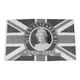 thumbnail image 2 of Bandera conmemorativa de la reina, Bandera conmemorativa de Isabel Bandera UV del duelo de Isabel Bandera del recuerdo de la reina Parte superior de la línea, 2 of 8