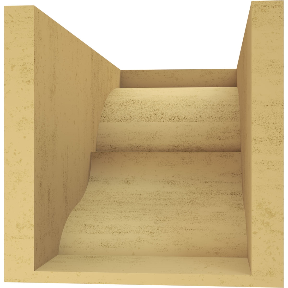 9"W x 18"D x 9"H Wide Asheboro Rough Cedar Woodgrain TimberThane Corbel, Primed Tan