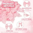 thumbnail image 3 of Uxcell Mini Bows Satin Ribbon Bows with Double-Sided Tape 3 Inch Fit for Wedding Party Decor (20 Pack, Pink), 3 of 7