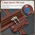 thumbnail image 4 of 20" Luggage With TSA Lock, ABS Lightweight Suitcase, Vintage Carry On Luggage With Silent Spinner Wheels For Men Women, 4 of 8