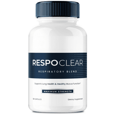 Respoclear Capsules, Advanced Respoclear Blood Formula Supplement Pills, All Natural Premium Formula for Healthy Circulation & Stable Levels, Respo Clear Healthy Lung Pills Reviews (1 Pack)