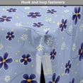thumbnail image 4 of Floral Dog Crate Cover, Spring Time Blossoms Daisies and Polka Dots, Easy to Use Pet Kennel Cover Small Dogs Puppies Kittens, 7 Sizes, Ceil Blue Indigo, by Ambesonne, 4 of 6