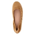thumbnail image 4 of Time and Tru Women's Scrunch Ballet Flats, Wide Width Available, 4 of 6