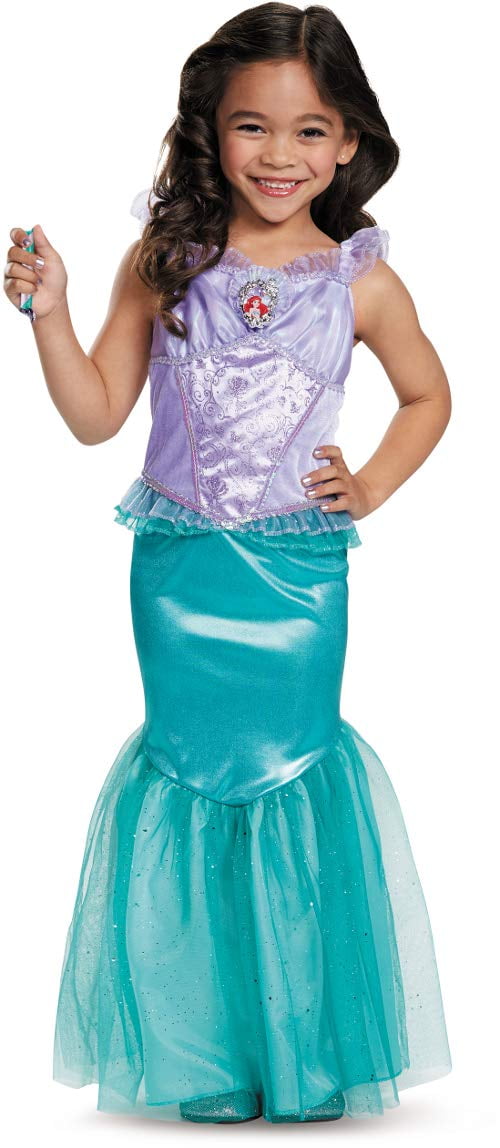 Disguise Costumes Ariel Deluxe Disney Princess The Little Mermaid Costume Medium//7-8