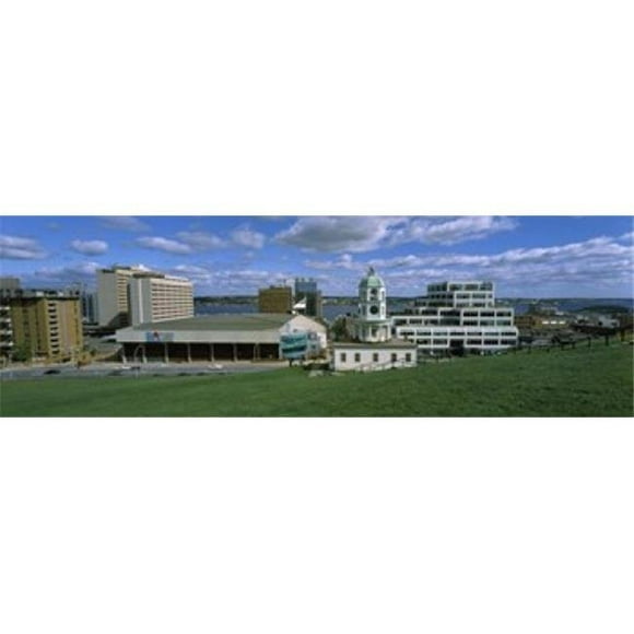 Clock tower in a city Halifax Nova Scotia Canada Poster Print by - 36 x 12