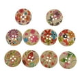 thumbnail image 1 of 10 Piezas Botones de Accesorios Artesanía Manualidad Hogar Arte Decoración Bricolaje Coser de utilizar Gloria Botones de madera, 1 of 9