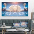 thumbnail image 1 of Horizontally Flipped Winter Trees - Extra Large Seashore Canvas Art, 1 of 3