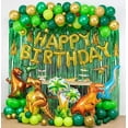 thumbnail image 1 of Kits de decoración de safari en la jungla, globos de fiesta en la jungla, cortina verde, pancarta de cumpleaños en la jungla, hojas de hiedra, globos de lámina de animales, decoraciones salvajes para JAMW Sencillez, 1 of 5