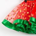 thumbnail image 6 of VNKIDY Girls Skirts Kids Polka Dot Tutu Skirt Layered Tulle With Satin Bow Decor Ruffled Hem For Party Dance Performance Wear Classic Bottoms Red 5-8 Years, 6 of 6