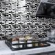 thumbnail image 3 of (A)25 piezas de pegatinas de pared de mosaico autoadhesivas para azulejos de cerámica y decoración de mármol, Hiser, impresión de ladrillos impermeables, pegatinas para baño y cocina (, 3 of 5