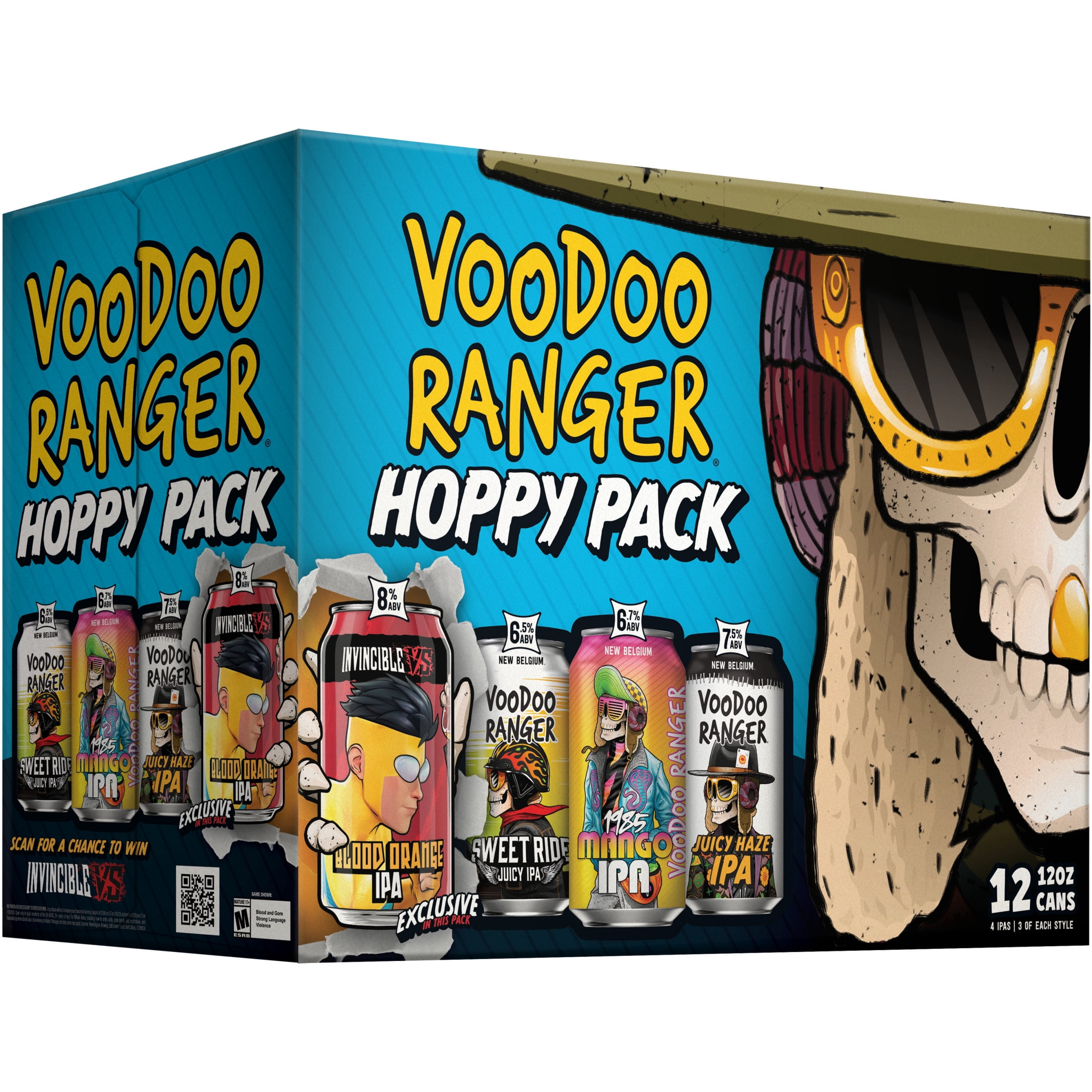 Voodoo Ranger Hoppy IPA Variety Pack Craft Beer, 12 pack, 12 fl oz