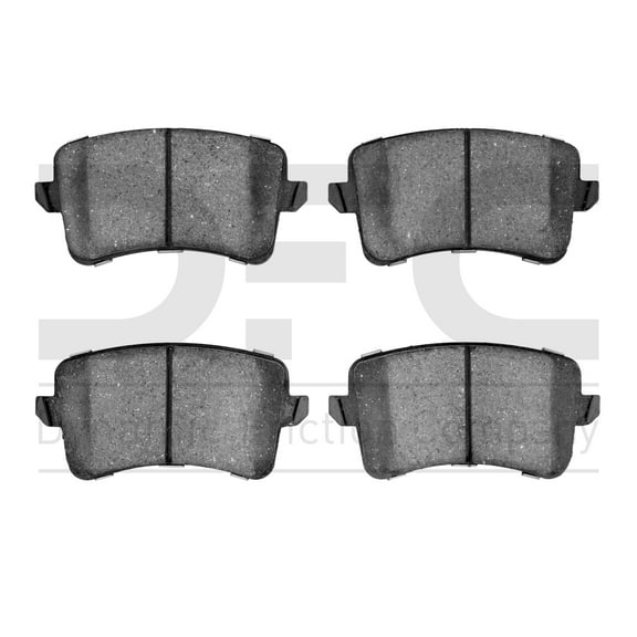 Dynamic Friction Company 5000 Advanced Brake Pads - Low Metallic 1551-1386-00-Rear Set