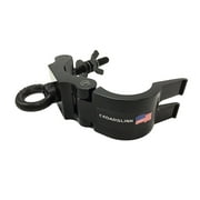 Cedarslink Black DJ Pro-Clamp 2 inch Heavy-Duty 360 Wrap Around Aluminum Clamp Eye Hook