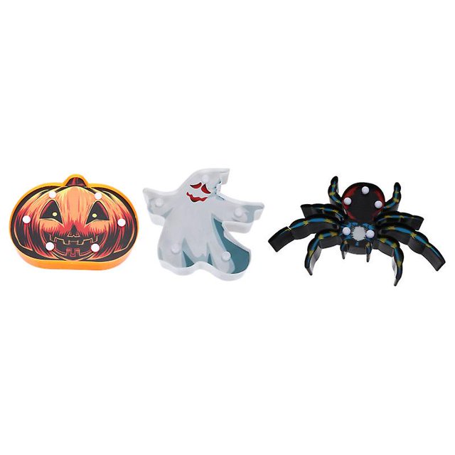 3 piezas luz nocturna de Halloween para decoraciones de Halloween