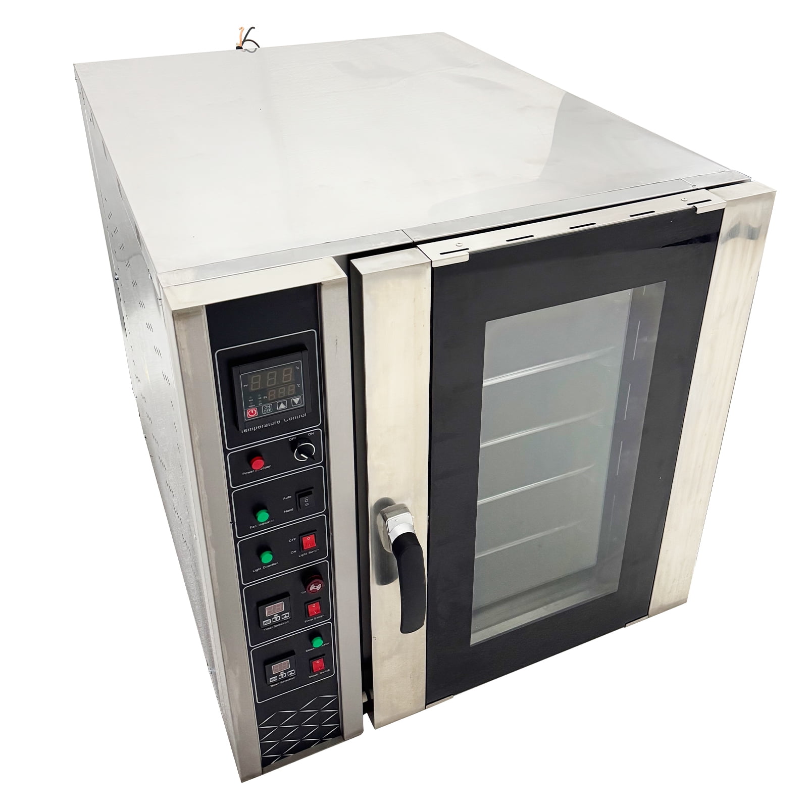 Commercial Convection Oven Electric Steam Hot Air Circulation Oven Auto-Temp Control 220V
