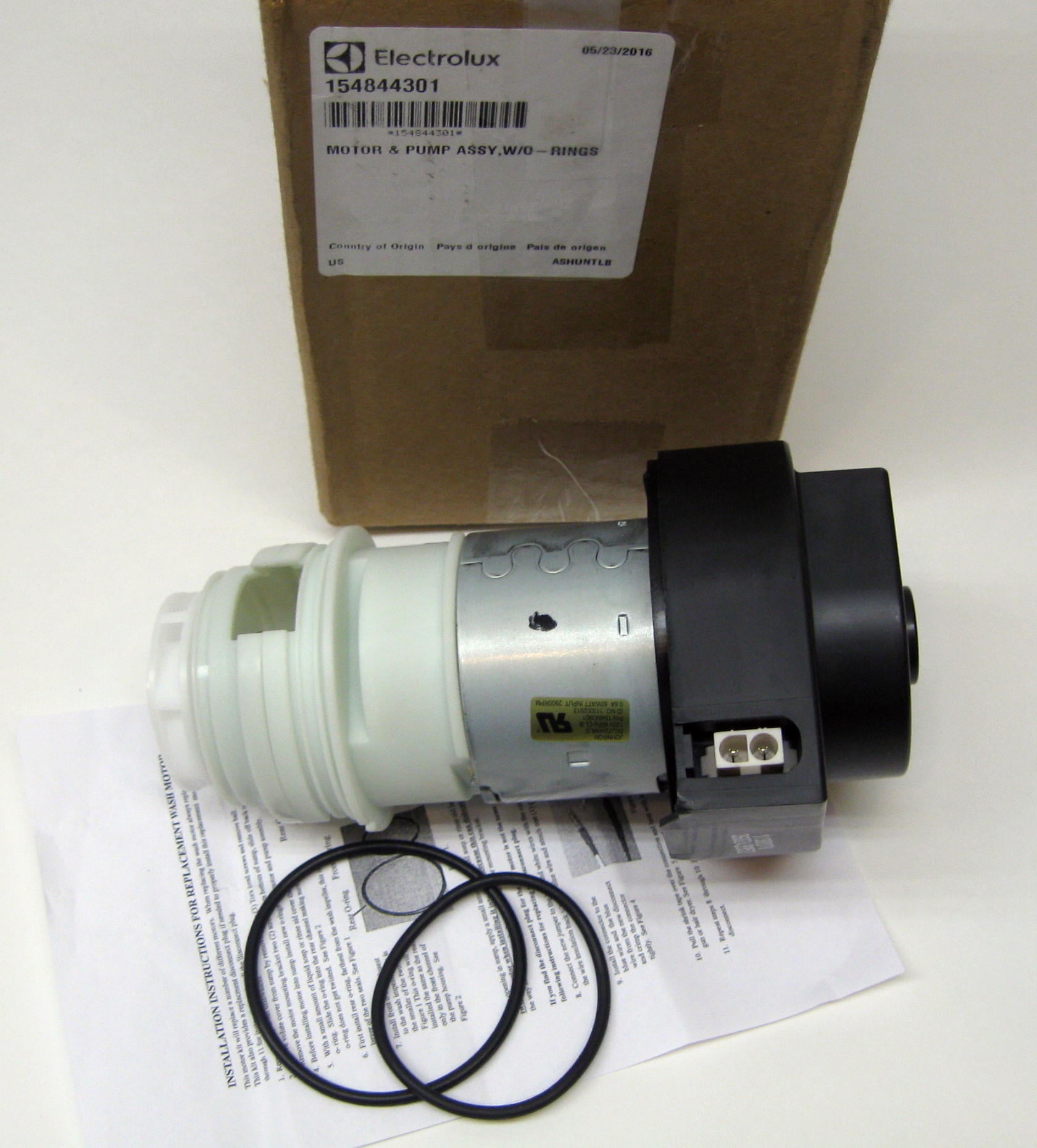 Electrolux Dishwasher Wash Motor Pump 154844301 AP5272221 PS3497737