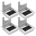 thumbnail image 1 of OULII 1Set Wire Cable Grommet Desk Grommets Silver ABS Plastic Dust Prevention Furniture Accessory Back to School, 1 of 8