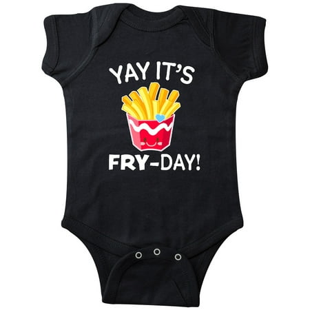 

Inktastic Yay Its Fry Day with Cute French Fries Gift Baby Boy or Baby Girl Bodysuit